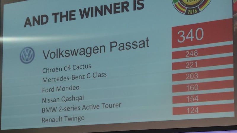 New Volkswagen Passat wins car of the year 2015
