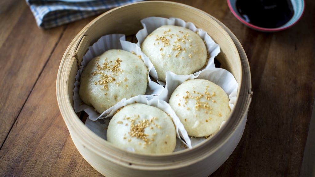Steamed pork buns