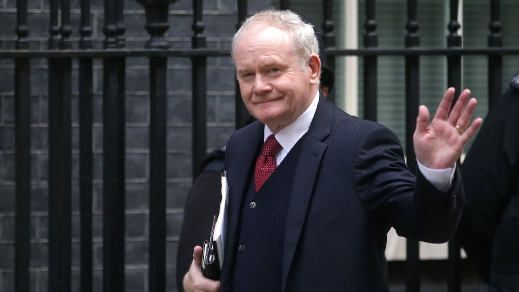 Northern Ireland’s Deputy First Minister Martin McGuinness: ‘We now need an election to allow the people to make their own judgement on these issues democratically at the ballot box.’ Photograph: Daniel Leal-Olivas/AFP/Getty Images