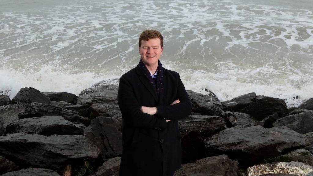 Cork East TD James O’Connor: he is the third youngest Fianna Fáil TD ever elected – behind Mary Coughlan in 1987 and Lorcan Allen in 1961. Photograph: Twitter.