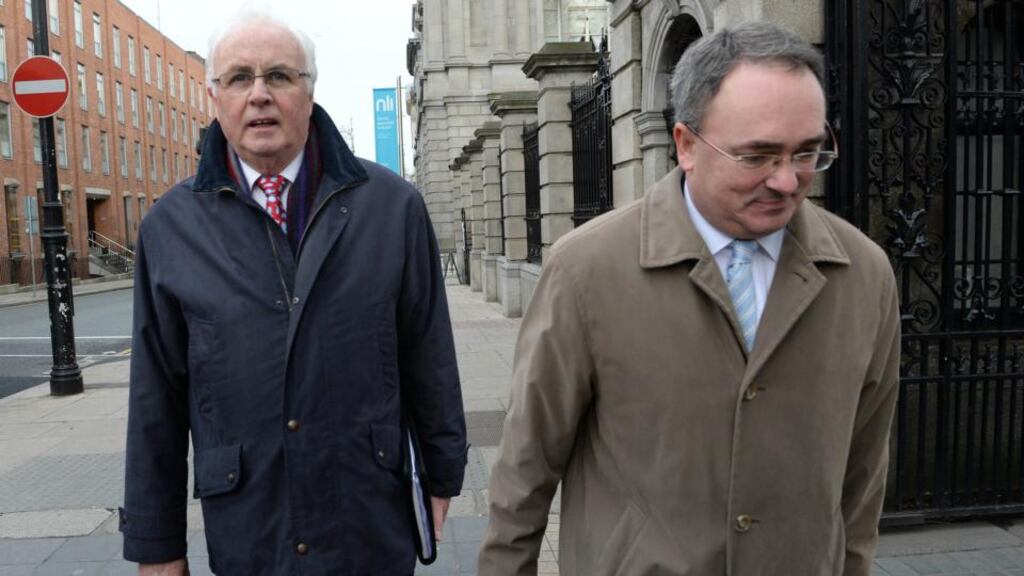 Frank Daly (left) and Brendan McDonagh of Nama: none of the PAC members bothered to ask them who they believed was orchestrating the campaign against Nama to which they referred. Photograph: Brenda Fitzsimons
