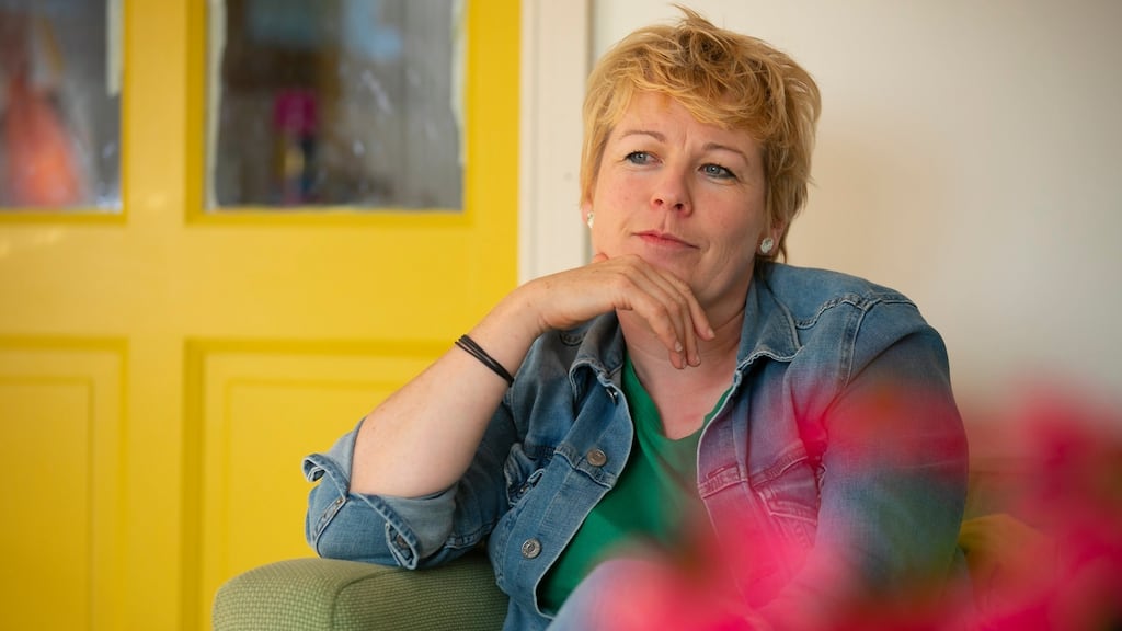 Ciara Roosli, Tramore, Co Waterford, says she has difficulties opting her child out of religious education.  ‘I can’t continue to take him out of the school. I run a business.’  Photograph: Patrick Browne