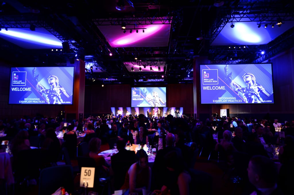 Sold Out Dye & Durham Irish Law Awards 2024, in the Convention Centre Dublin