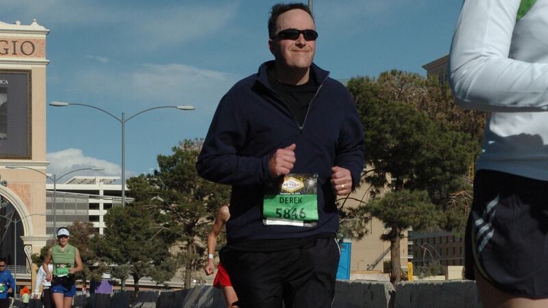 Derek Murphy has ran 10 marathons over the years. Photo: Derek Murphy