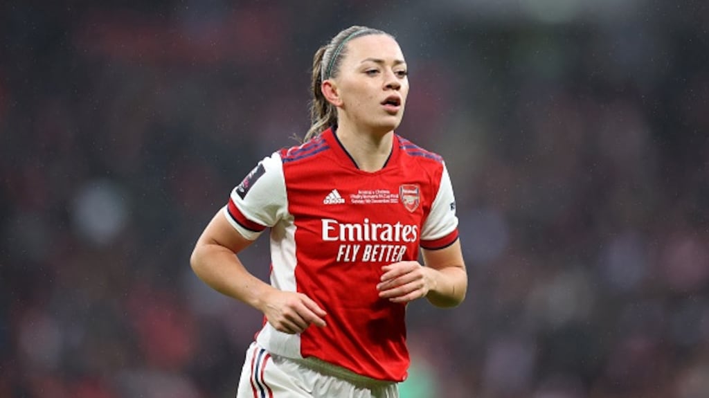 Katie McCabe is one of a number of Irish players gearing up for the start of the WSL campaign. Photograph: Alex Pantling/Getty Images