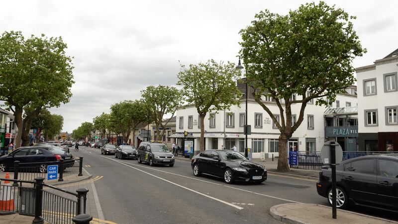 Main Street in Swords. Photograph: Dara Mac Dónaill