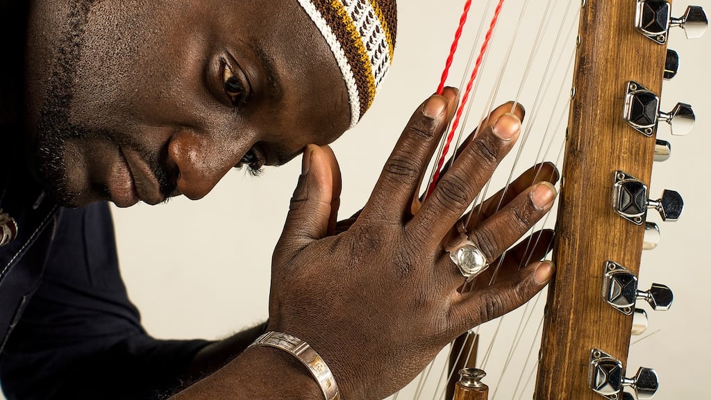 Seckou Keita plays the Little Museum of Dublin on Wednesday. Photograph: Andy Morgan