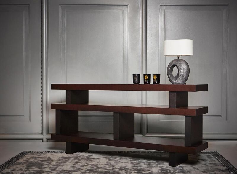 Two tone oak veneer room divider measuring  173x80x38cm and costing €1250