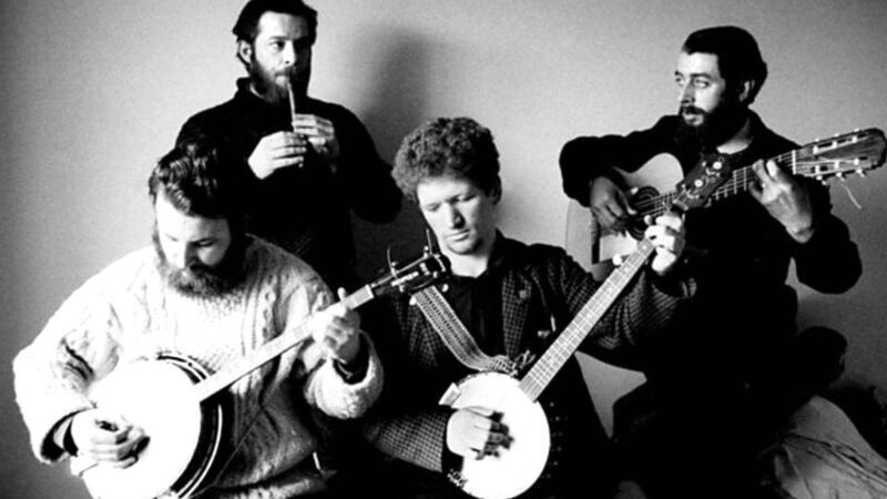 Kelly with The Dubliners
