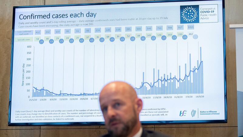 Prof Philip Nolan, Chair of the NPHET Irish Epidemiological Modelling Advisory Group. Photograph: Colin Keegan, Collins Dublin