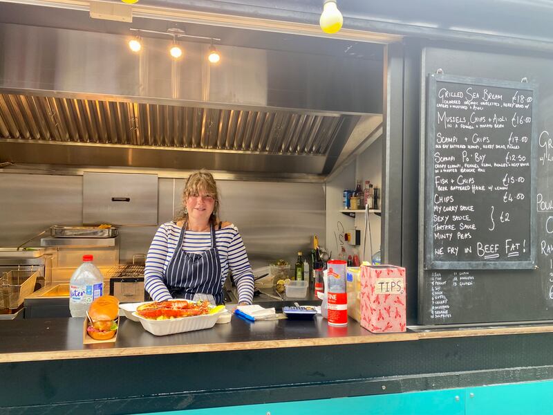 In the summer you’ll find Julia selling amazing seafood from her food truck, including oysters, barbecued lobster and grilled fish