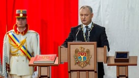 Moldova’s pro-Russian president warns allies against ‘revolution’