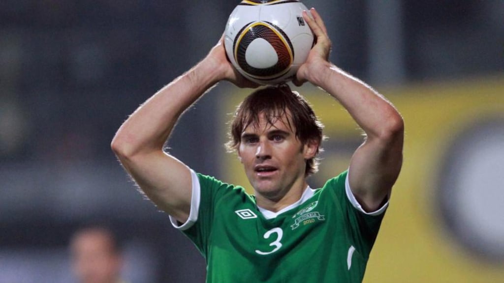 Kevin Kilbane visited Leinster House this week in the company of Mayo TD Michael Ring. Photograph: Inpho/Donall Farmer