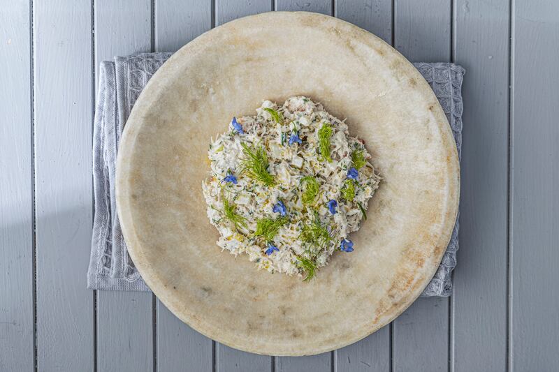 The best Crab salad ever.  Photograph: Harry Weir