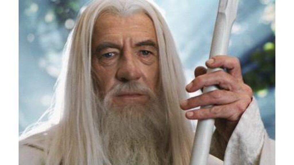 Ian McKellen as Gandalf in Lord of the Rings: Richard Baneham says his work on the Lord of the Rings projects were "the longest and hardest, mentally and physically."
