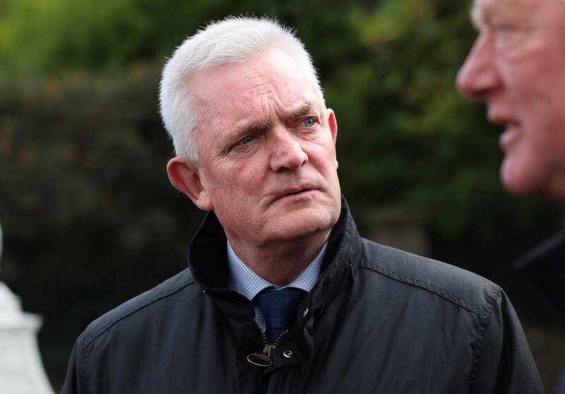 Nicky English: 'I think State Man is an outstanding horse who’s just in the wrong year.' Photograph: Dara Mac Dónaill