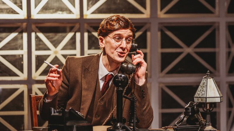 Ian Toner in the Abbey Theatre and Lyric Theatre’s Double Cross by Thomas Kilroy in 2018. Photograph: Melissa Gordon