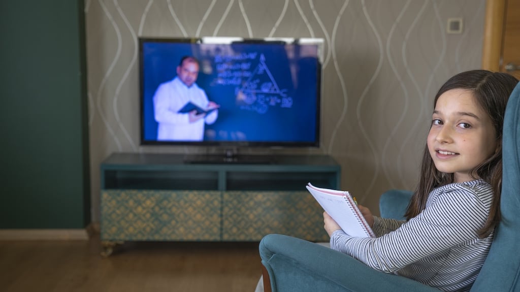 Poor broadband and limited access to devices means TV is an optimal medium available to all. Photograph: iStock