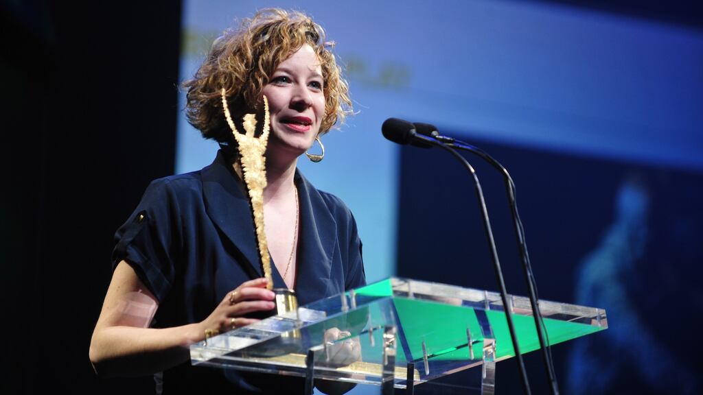 Stacey Gregg won the 2015 Irish Times Theatre Award for Best New Play. Photograph: Aidan Crawley/The Irish Times