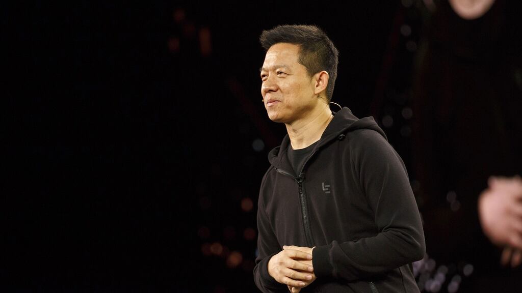 Billioniare Jia Yueting said he must remain in the US to work on electric car startup Faraday Future. Photograph: Bloomberg