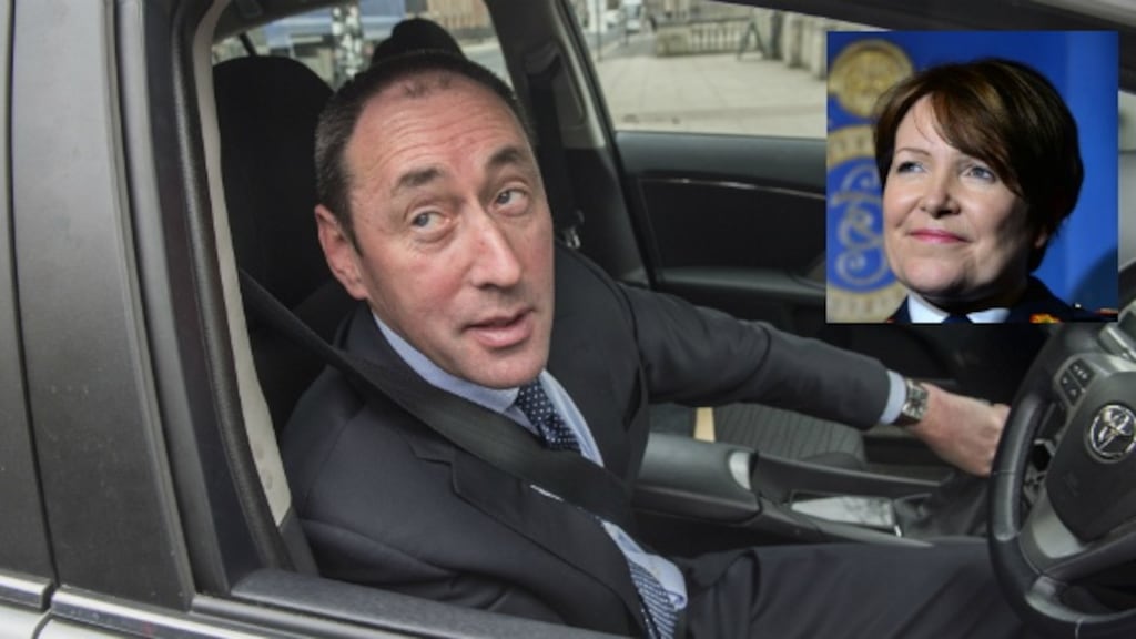 Fine Gael parliamentary party vice-chairman Pat Deering has said Garda Commissioner Nóirín O’Sullivan (inset) should step aside until the Charleton commission report is completed. File photographs: The Irish Times