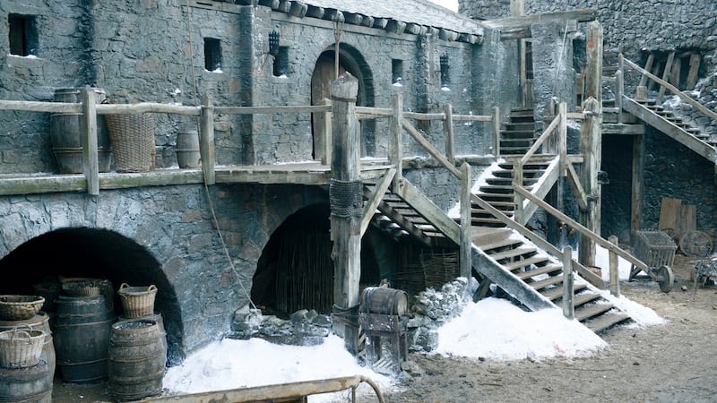 A set used to film ‘Game Of Thrones’. Photograph: HBO/PA Wire
