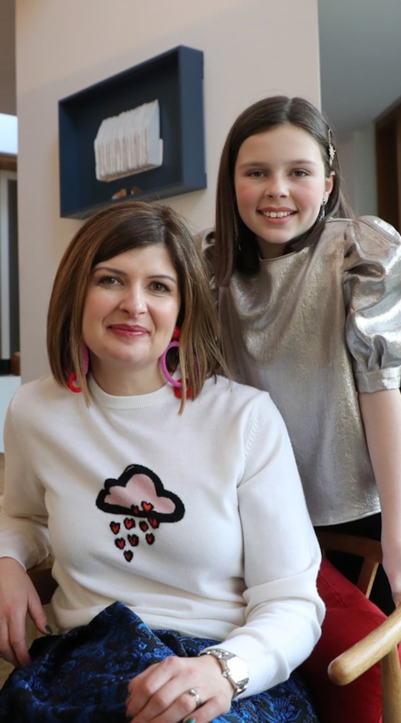 Ruth Monahan and daughter Maya Devaney (11). Photograph: Nick Bradshaw