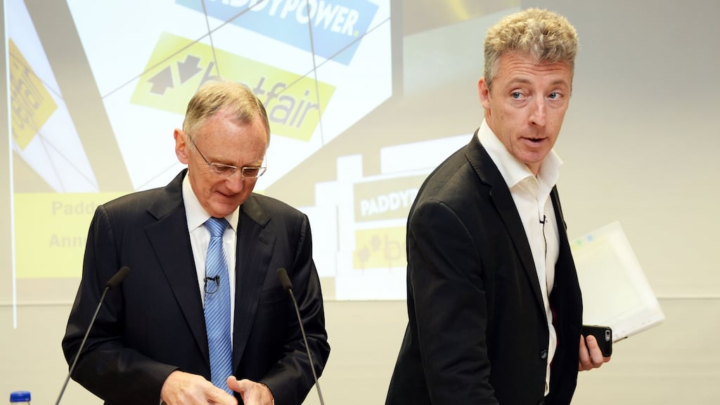 The biggest percentage gainer was former Paddy Power Betfair chief executive Breon Corcoran whose remuneration package rose 105.7 per cent. In the year he left the betting company Mr Corcoran, now the chairman of Bank of Ireland, received €3.2 million