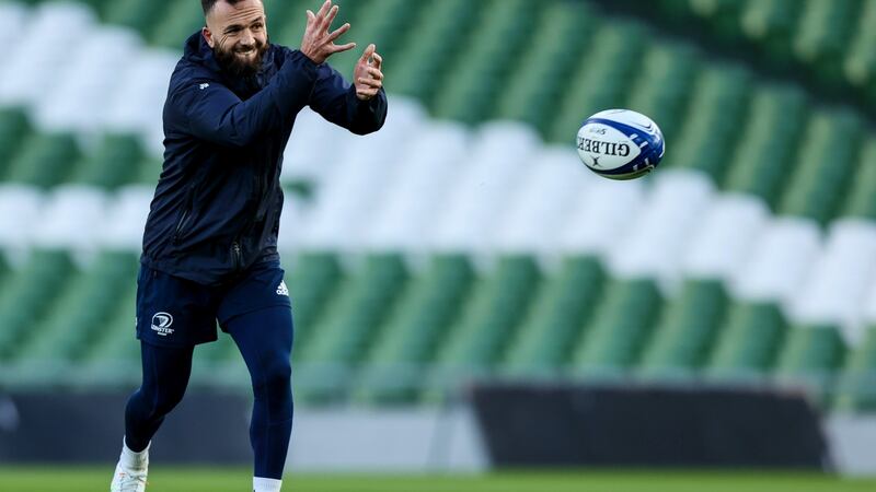 Jamison Gibson-Park returns to the Leinster side for the Champions Cup opener against Bath at the Aviva Stadium on Saturday afternoon. Photograph: Ben Brady/Inpho