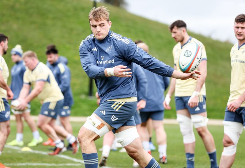 Gavin Coombes during training. Photograph: Tom Maher/Inpho