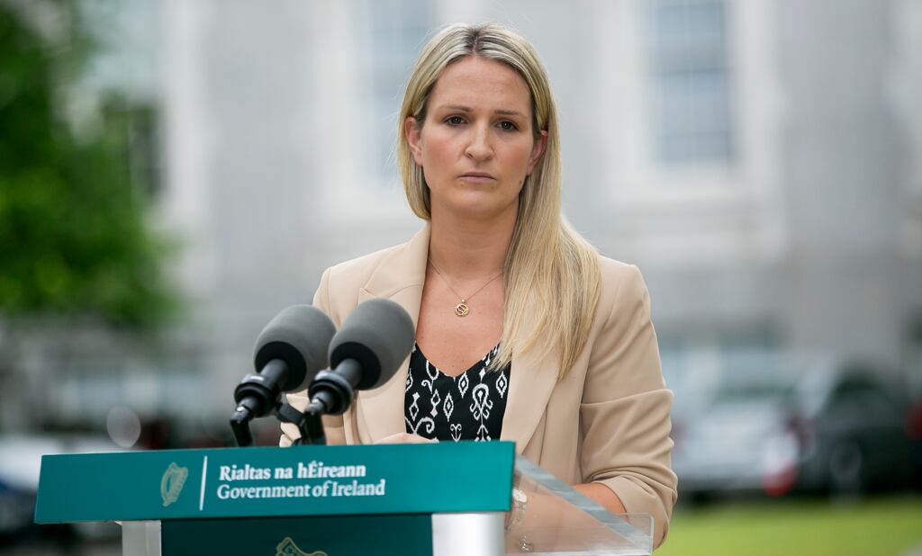 Minister for Justice Helen McEntee: she sought a court order after the ruling in a case taken by convicted murderer Graham Dwyer. Photograph: Gareth Chaney/Collins