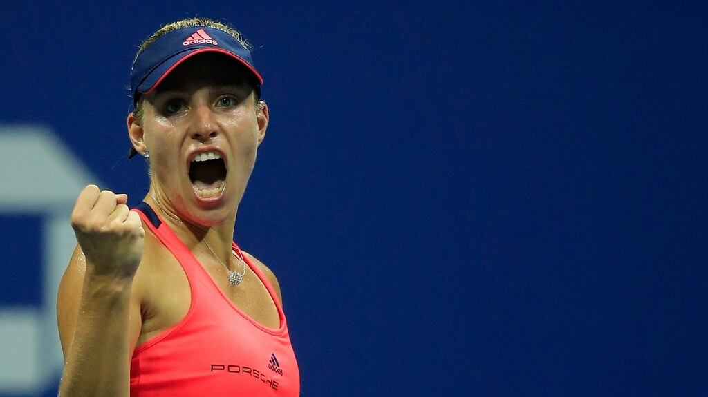 Angelique Kerber: favourite to beat Karolina Pliskova, even though she mysteriously lost her way in her last big final at the  Olympics. Photograph: Chris Trotman/Getty Images