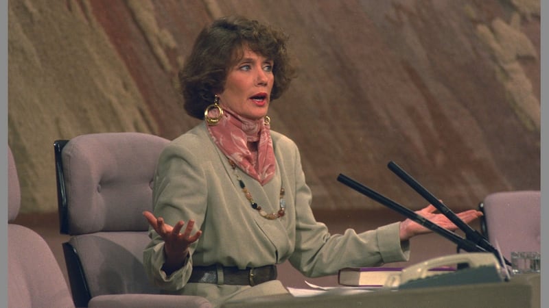 Annie Murphy, who presided over Ireland’s first big church scandal, appeared on The Late Late Show in 1993.