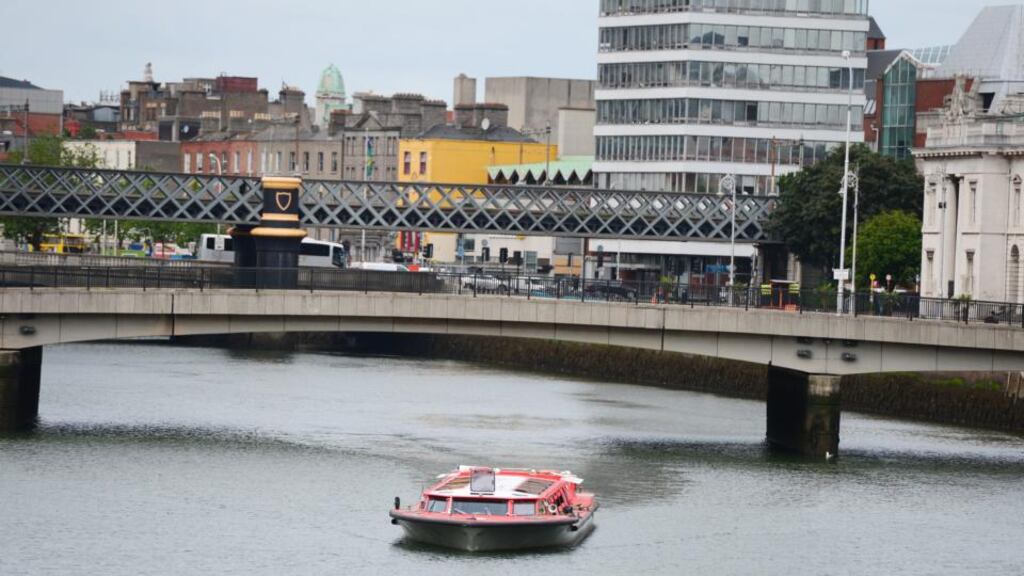 A water taxi service operated by Liffey River Cruises has been operating on the river for several years. File photograph: Bryan O’Brien /The Irish Times