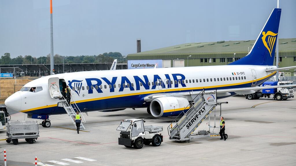 Ryanair’s chief executive, Michael O’Leary, told staff this week that the airline had 500 more pilots and 400 more cabin crew than it needed. Sascha Steinbach/EPA