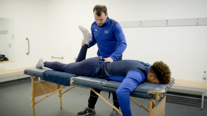 Ryan Masterson tried to play through injuries during the PFAI camp.