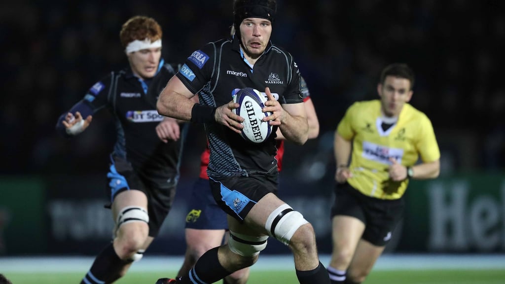 Tim Swinson has been suspended for four weeks following his red card against Connacht. Photograph: Billy Stickland/Inpho