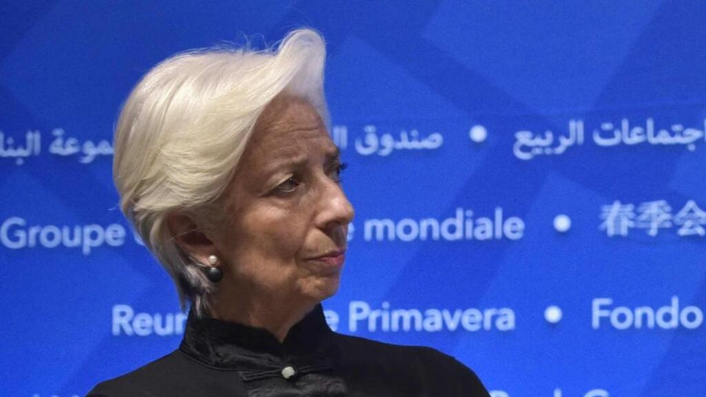 IMF managing director Christine Lagarde: “There was not exactly the same level of anxiety but I think there was an equal level of concern.” Photograph: Mandel Ngan/AFP/Getty Images
