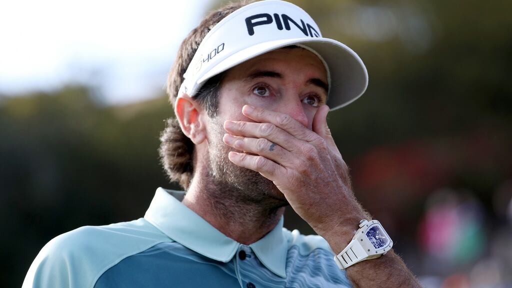 Bubba Watson: back up to 44th place in the world and looking forward to the Masters at Augusta where he has won twice. Photograph: Dylan Buell/Getty Images