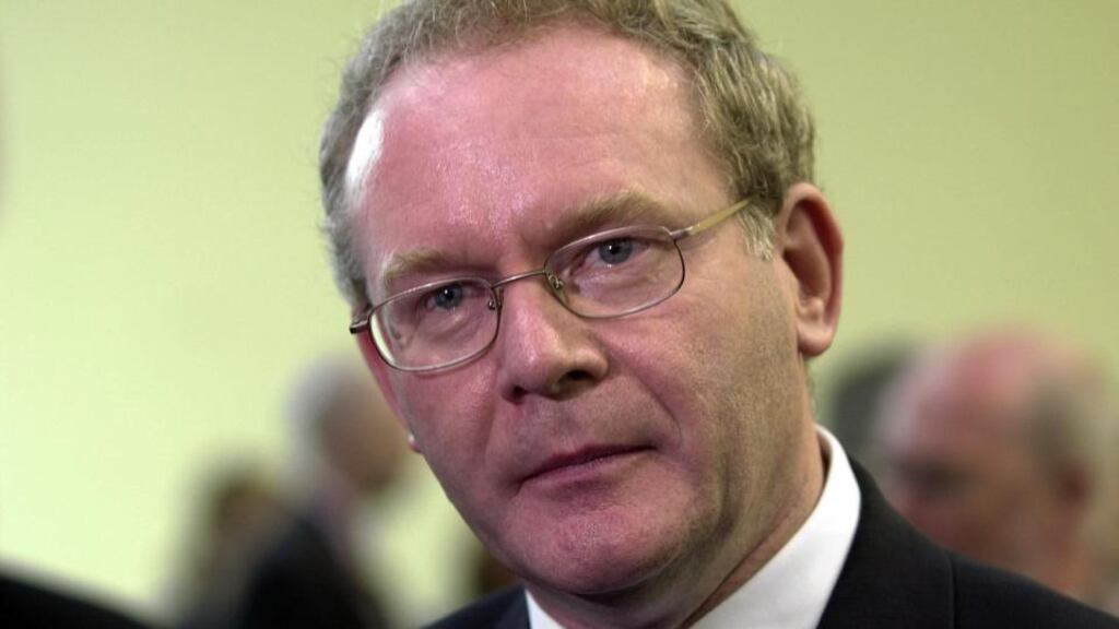 Martin McGuinness: said talks can cut the ground from under extremists on both the loyalist and republican sides who are trying to ruin the peace process.