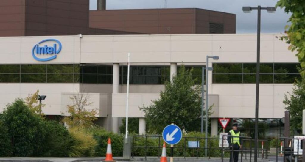 The Intel plant in Leixlip, Co Kildare. Gardaí have identified the phone used to create a bomb scare at the plant. File photograph: Kate Geraghty/The Irish Times