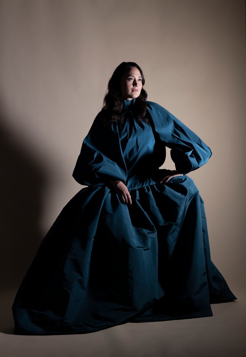 Quick-witted, articulate and stately, Gladstone is both of Blackfeet and Nez Percé heritage. Photograph: Thea Traff/The New York Times