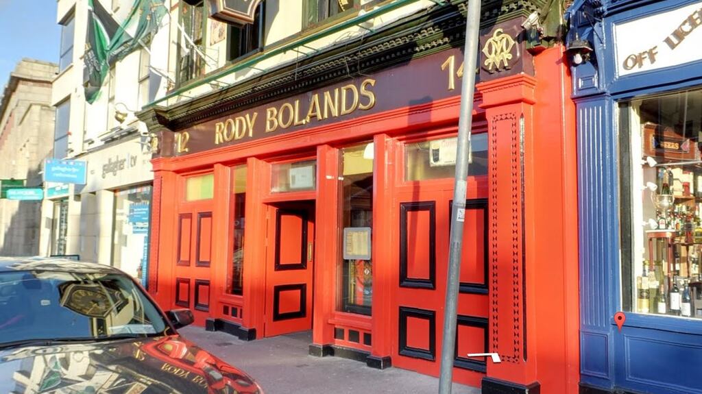 Aine Carroll (38), said the incident happened about 12.45am on March 18th, 2013, as she made her way to the exit of Rody Bolands pub, Rathmines. File photograph: Google Street View