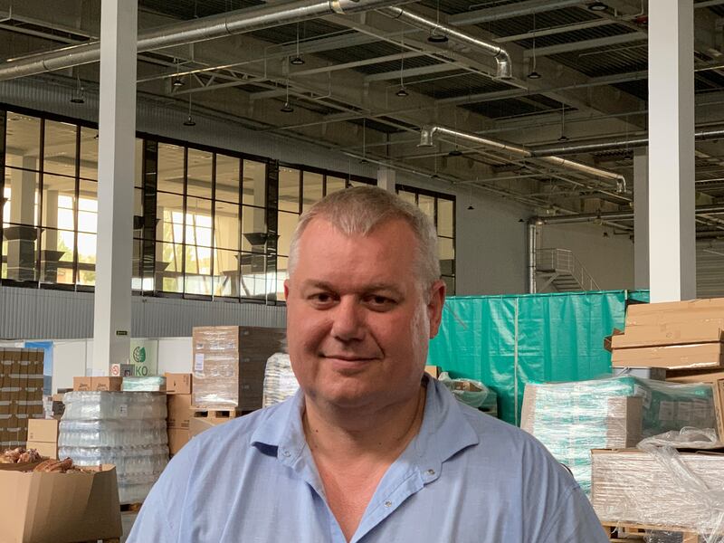 Vladyslav Moroko, director of cultural affairs for the Zaporizhzhia region, is proud of his Cossack blood. Photograph: Lara Marlowe