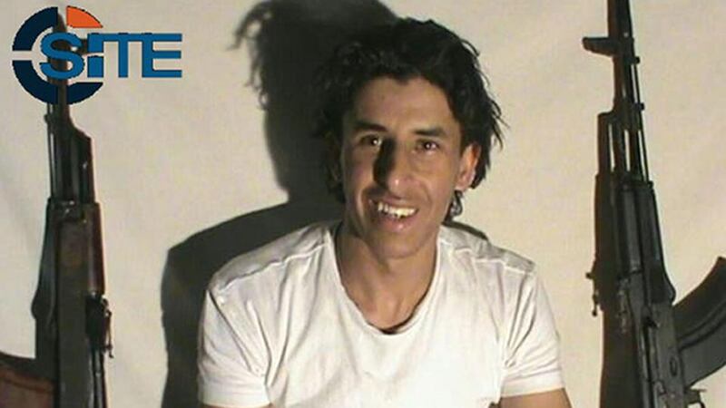 Gunman Seifeddine Rezgui who was shot dead by police after leaving the hotel after the massacre in Tunisia. Photograph: PA.