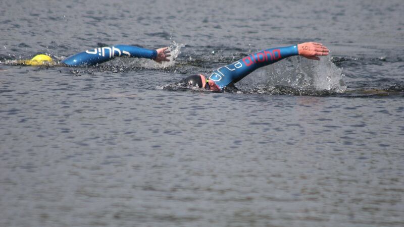 Shoulder to shoulder: open water swimming in Glendalough