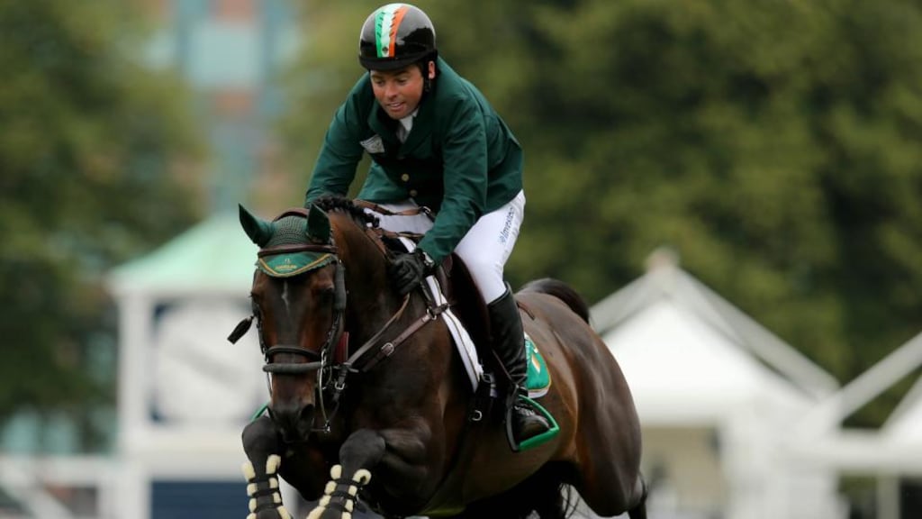 Cian O’Connor onboard Good Luck: “I have no regrets. I tried everything possible and left no stone unturned in trying to seek fairness.” Photograph: Ryan Byrne/Inpho