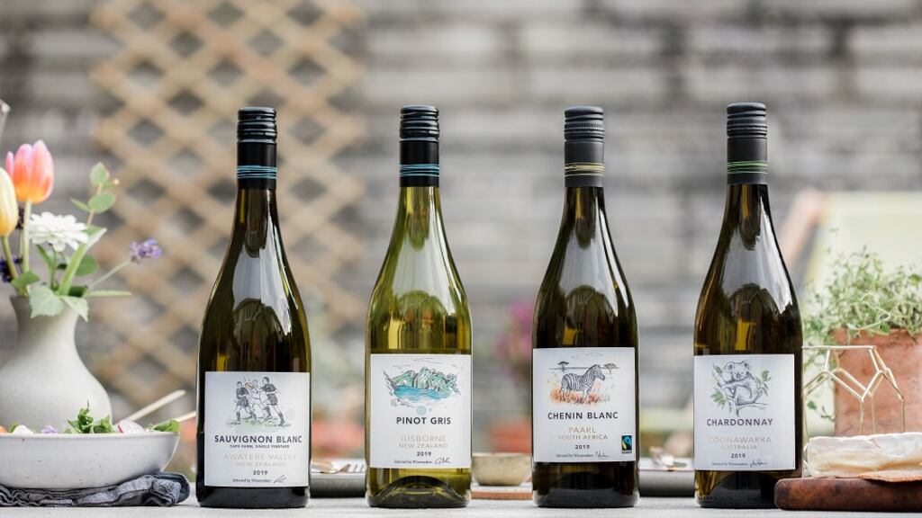 Four white wines from Lidl’s Winemaker’s Selection range, carefully crafted by expert winemakers across the globe from South Africa, Australia and New Zealand. Photographs: Nathalie Marquez Courtney