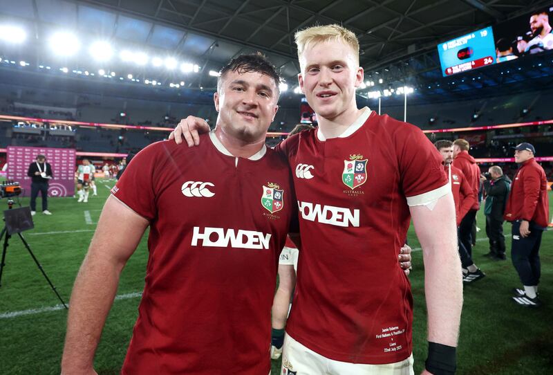 Thomas Clarkson and Jamie Osborne will both travel to South Africa with the Leinster squad. Photograph: Billy Stickland/Inpho