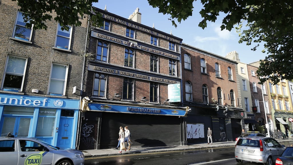 Former Zanzibar building on Dublin’s Lower Ormond Quay: strong interest from investors. Photograph: Nick Bradshaw